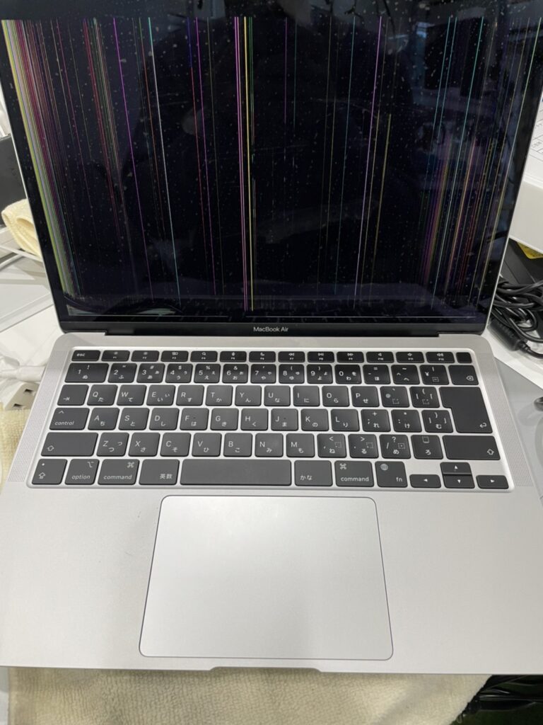 MacBookAirの画面修理。割れてしまったApple製品の画面の修理。 – 中原 ...